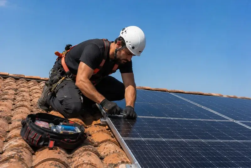 Maintenance et monitoring de panneaux solaires à Aups