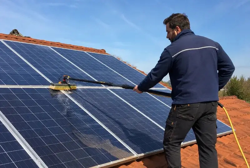 Nettoyage et entretien de panneaux solaires à Aups